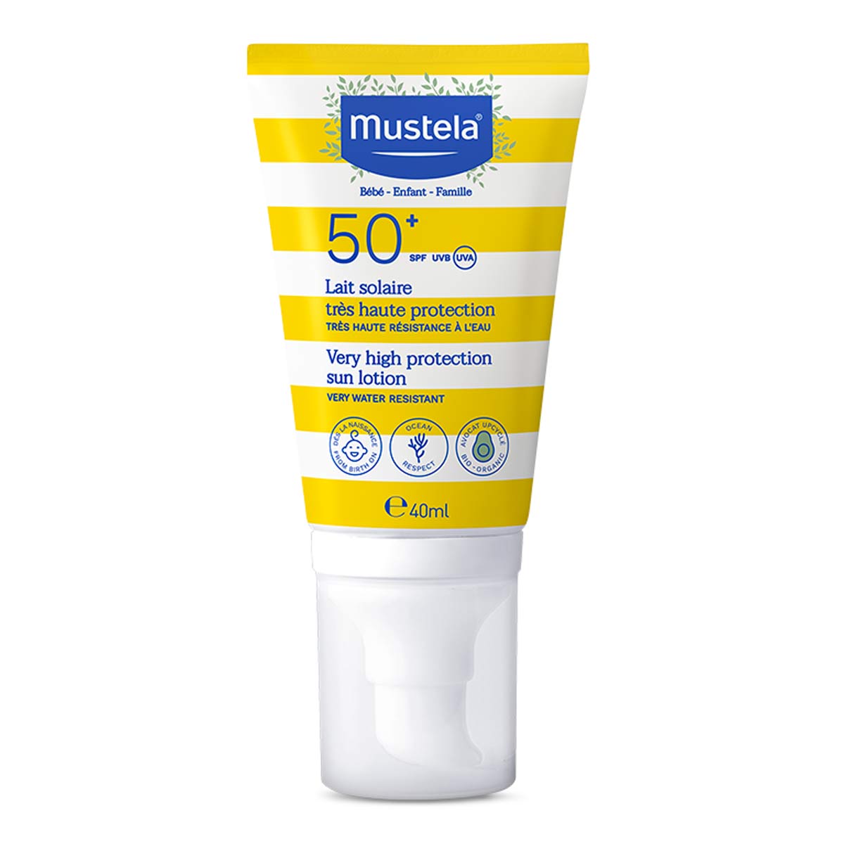 Protetor Solar Infantil Mustela FPS50+ 40ml