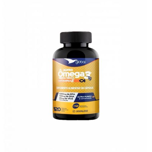 Supra Ômega 3 T.G- 1080mg EPA- 720mg DHA- Vit.E-120 Caps