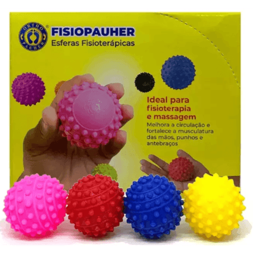 Esferas para Exercícios Fisiopauher 5,5cm Kit 2un - Ortho Pauher Esferas para Exercícios Fisiopauher 5,5cm Kit 2un - Ortho Pauher