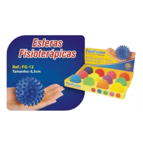 Esferas para Exercícios Fisiopauher 6,5cm Kit 2un - Ortho Pauher Esferas para Exercícios Fisiopauher 6,5cm Kit 2un - Ortho Pauher