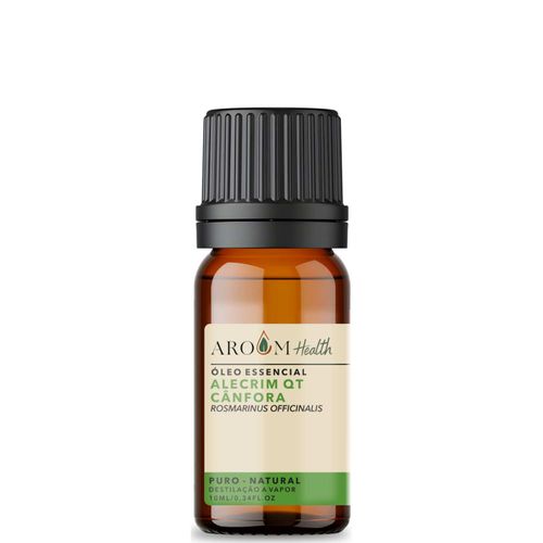 Óleo Essencial Alecrim Qt Cânfora Puro - 10 Ml Aroom Health Óleo Essencial Alecrim Qt Cânfora Puro - 10 Ml Aroom Health
