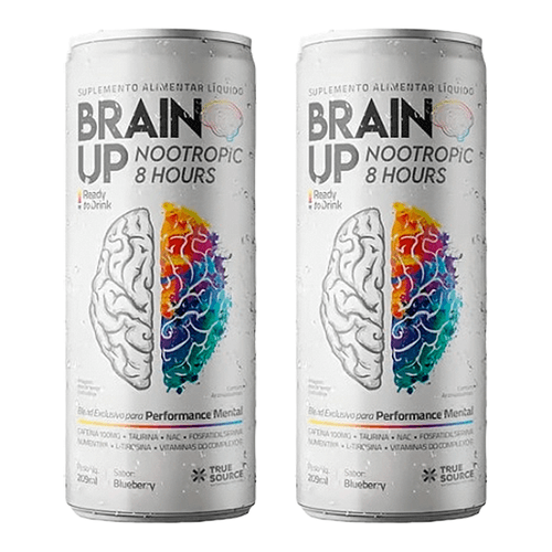 Kit 2X: True Brain Up Nootropic Ready to Drink Blueberry True Source 269ml Kit 2X: True Brain Up Nootropic Ready to Drink Blueberry True Source 269ml