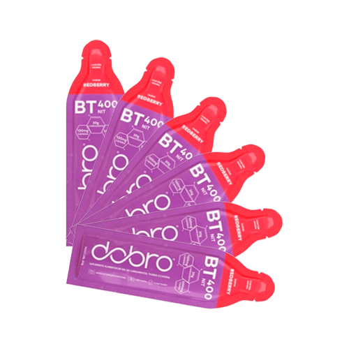 Kit 6X: BT Nitrato Redberry com Cafeína Gel Dobro 30g