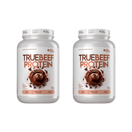 Kit 2X: True Beef Protein Double Chocolate True Source 837g Kit 2X: True Beef Protein Double Chocolate True Source 837g