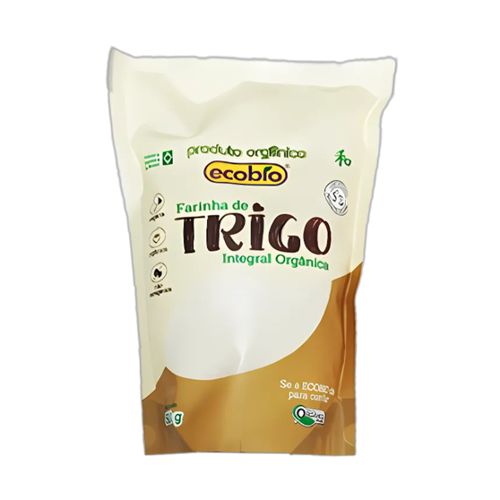 Farinha de Trigo Integral Orgânica Ecobio 500g Farinha de Trigo Integral Orgânica Ecobio 500g