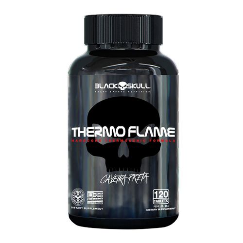 Termogênico Thermo Flame 120 Capsulas Black Skull Termogênico Thermo Flame 120 Capsulas Black Skull