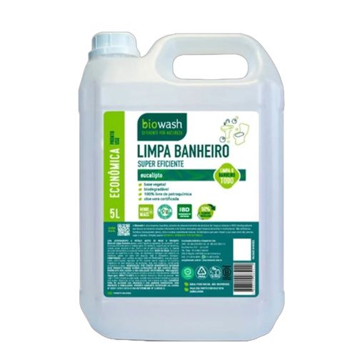 Limpa Banheiro Biodegradável Biowash 5L Limpa Banheiro Biodegradável Biowash 5L