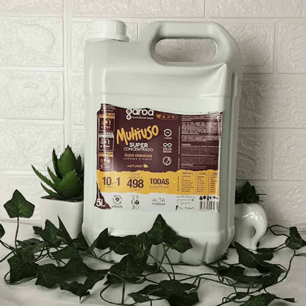 Multiuso Super Concentrado Biodegradável Garoa 5L - Drogarias Pacheco