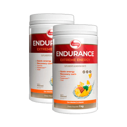 Kit 2X: Endurance Extreme Energy Abacaxi Vitafor 1000g