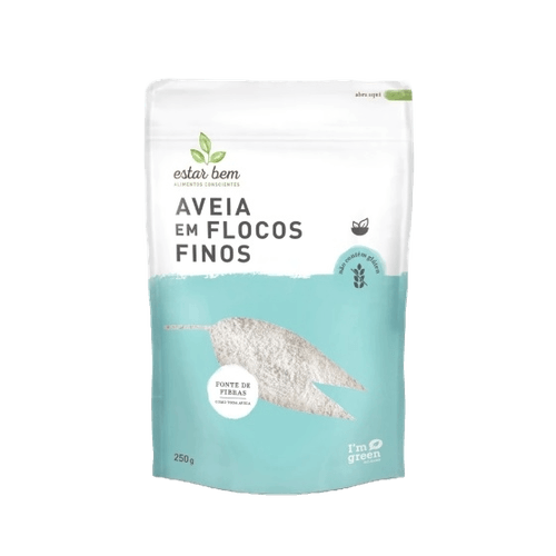 Aveia em Flocos Finos Sem Glúten Estar Bem 250g