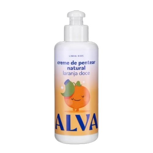 Creme de Pentear Vegano Infantil Laranja Doce e Baunilha Alva 160ml
