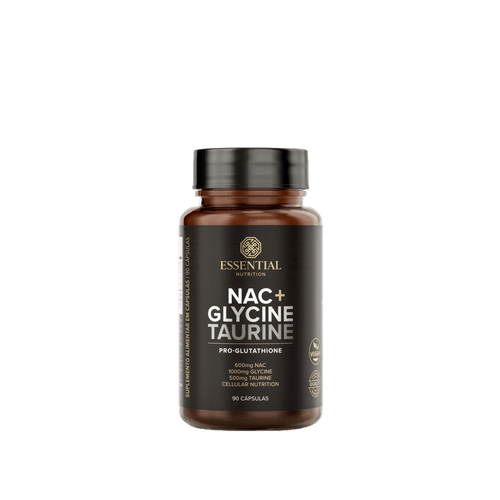 NAC + Glycine + Taurine Essential Nutrition 90 Cápsulas