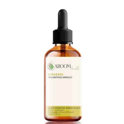 Óleo Ozonizado de Girassol 100% Puro Natural - 30 ml