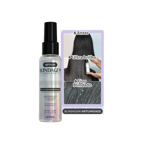 Proteção Contra Umidade No Cabelo Pré Escova Com Efeito Liso