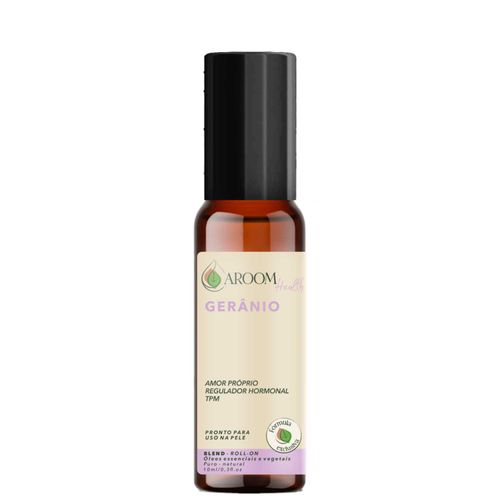 Fórmulas Exclusivas - Blend óleo essencial Gerânio Roll-on - 10 ml