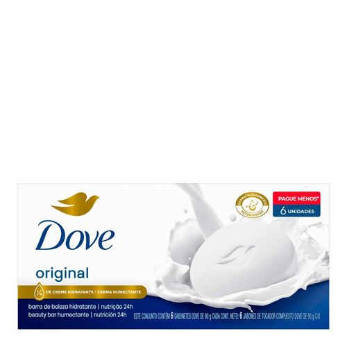 Kit Sabonete Em Barra Dove Original 6 Unidades De 90G