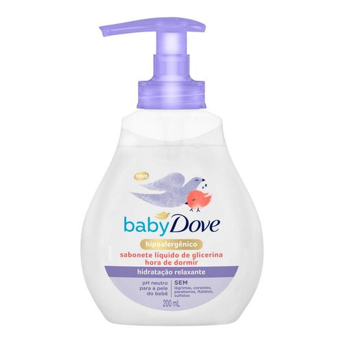 Sabonete Liquido De Glicerina Baby Dove Hora De Dormir 200Ml