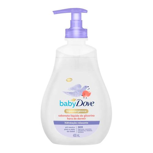 Sabonete Liquido De Glicerina Baby Dove Hora De Dormir 400Ml