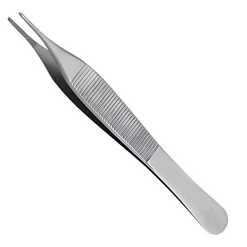 Pinça Odontológica para Manuseio de Tecido Adson Quinelato Com-Serrilha