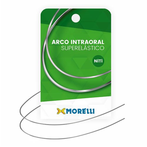 Arco Intraoral Superelástico Médio NiTi Retangular Morelli 016x022