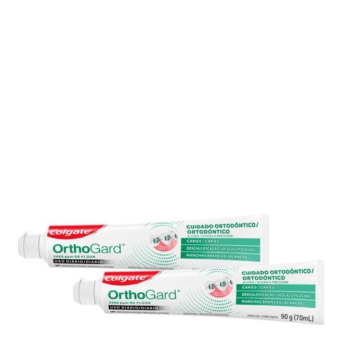 Kit-Pasta-de-Dente-Colgate-OrthoGard-Cuidado-Ortodontico-90g-2-Unidades Kit-Pasta-de-Dente-Colgate-OrthoGard-Cuidado-Ortodontico-90g-2-Unidades