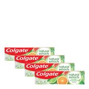 Kit-Pasta-de-Dente-Colgate-Natural-Extracts-Reinforced-Defense-Citrus-e-Eucalipto-90g-4-Unidades