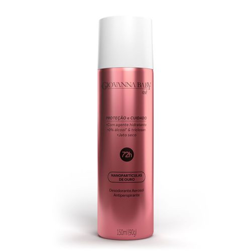Desodorante Aerosol 72h Giovanna Baby Rosé 150ml