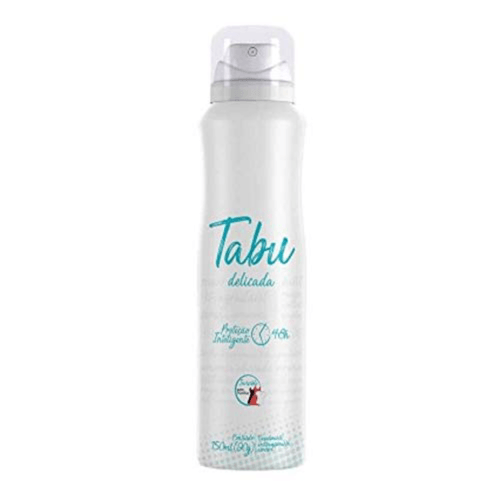 Desodorante Antitranspirante Aerosol Tabu Delicada Feminino 48h 150ml Desodorante Antitranspirante Aerosol Tabu Delicada Feminino 48h 150ml
