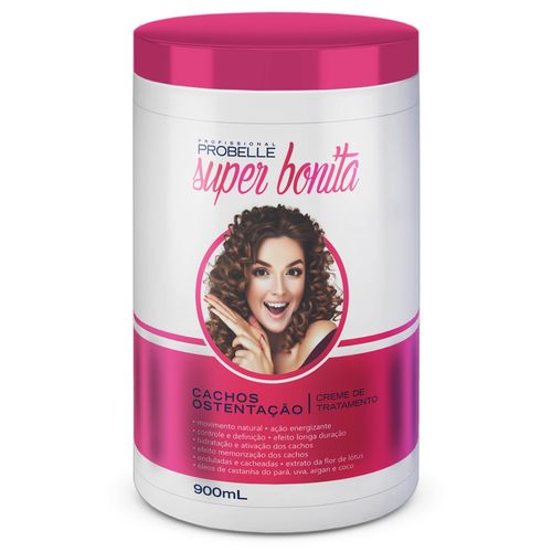 Creme De Tratamento Cachos Ostentação 900 Ml Probelle