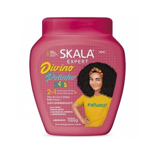 Creme Tratamento Capilar Skala Expert Divino Potinho Kids 1kg