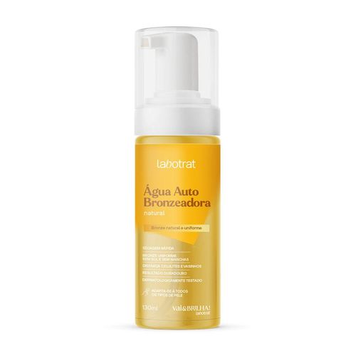 Agua Autobronzeadora Natural Vai&Brilha 130Ml Labotrat