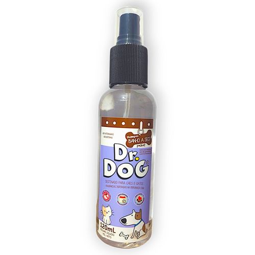 Banho Seco para Cachorro, Gato, Filhotes, Limpa Patinhas de Bolso 120ml, antialérgico