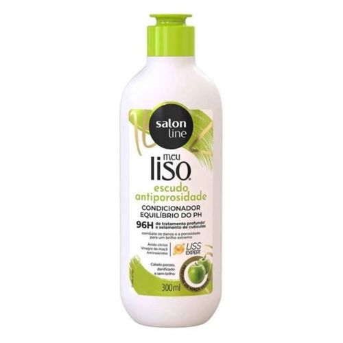 Shampoo Salon Line Meu Liso 300ml Escudo Antiporosidade