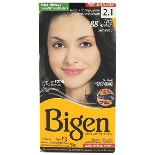Tintura Bigen N 88 Preto Azulado Luminoso
