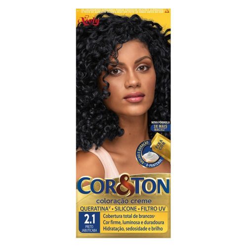 Tintura Cor & Ton 2.1 Preto Jabuticaba