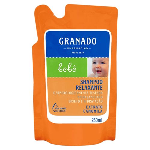 Shampoo Infantil Granado Bebê Refil 250ml Camomila