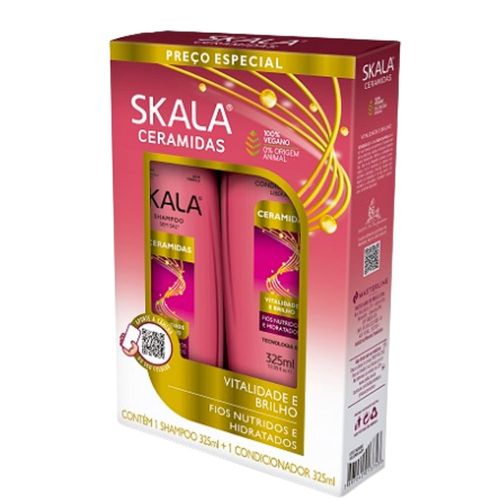 Shampoo + Condicionador Skala 325ml Ceramidas Plus