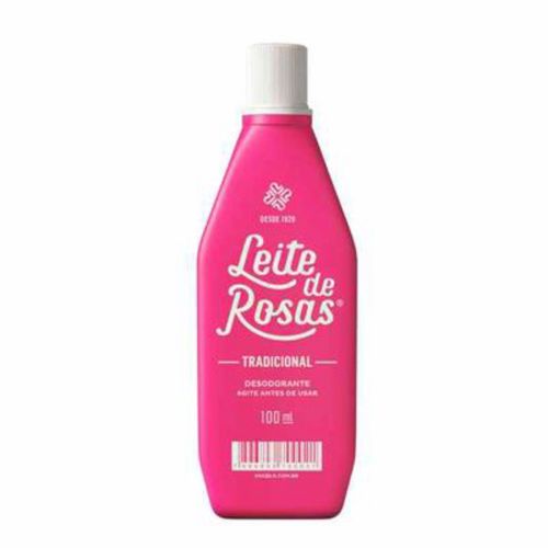 Loção Desodorante Leite de Rosas Tradicional 100ml