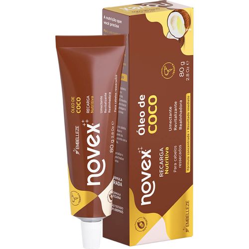 Creme Para Tratamento Novex 80g Recarga Nutritivo Óleo De Coco