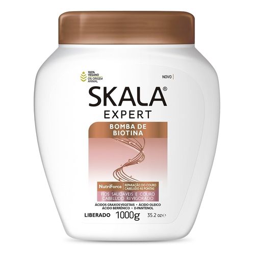 Creme Para Tratamento Skala 1 Kg Bomba De Biotina