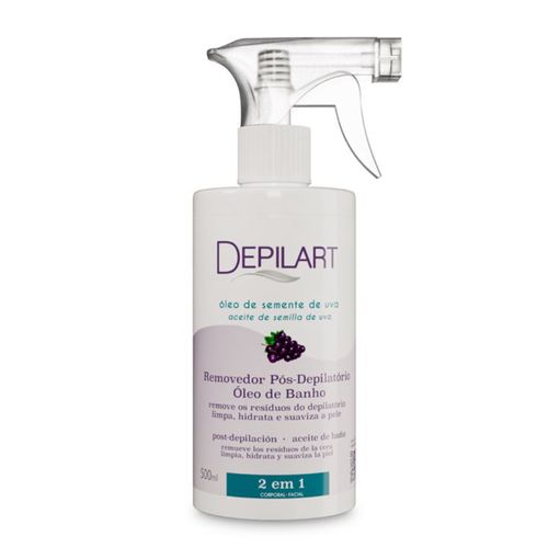 Removedor Pós Depilação Depilart 500ml Óleo De Uva