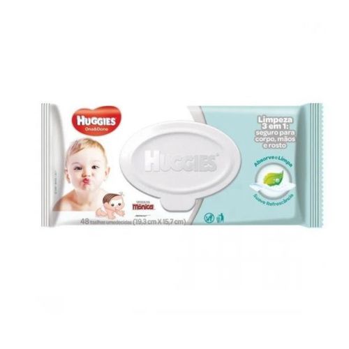 Lenço Umedecido Huggies Classic Refr One & Done