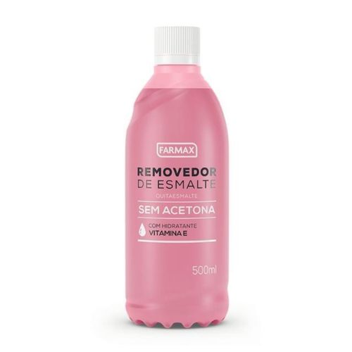 Removedor De Esmalte Farmax 500ml Sem Acetona