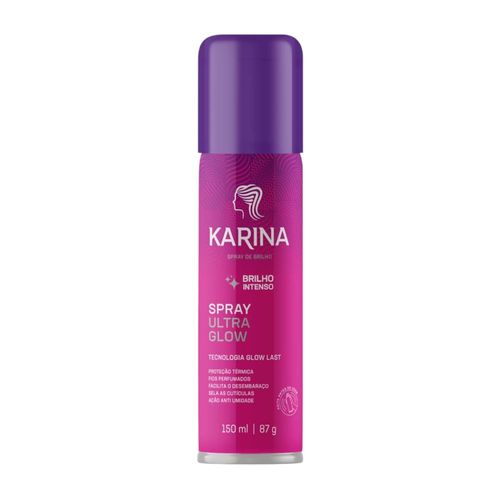 Fixador Cabelo Spray Brilho Karina 150ml