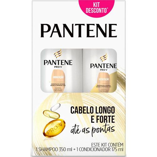 Kit Shampoo 350ml + Condicionador 175ml Hidratação Pantene Simples