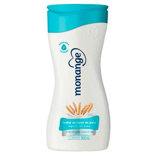 Hidratante Monange 200ml Iogurte Com Aveia