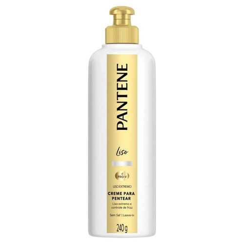 Creme Pentear Liso Extremo Pantene Simples 240g