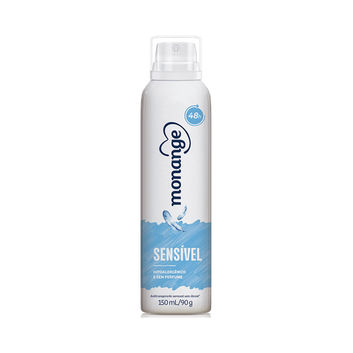 Desodorante Aerosol Monange 90g Sem Álcool Perfume