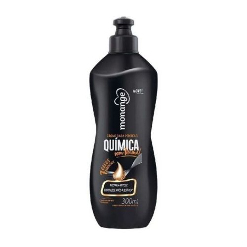 Creme Para Pentear Monange 300ml Pré E Pós Quimica