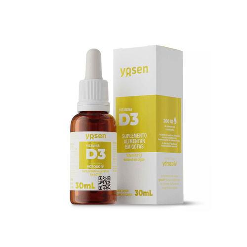 Ydrosolv Vitamina D3 200 UI em gotas 30 mL